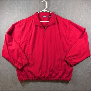 90s Zip Sleeve Pullover Rust Lightweight Windbreaker Jacket Vtg Sz L Consensus